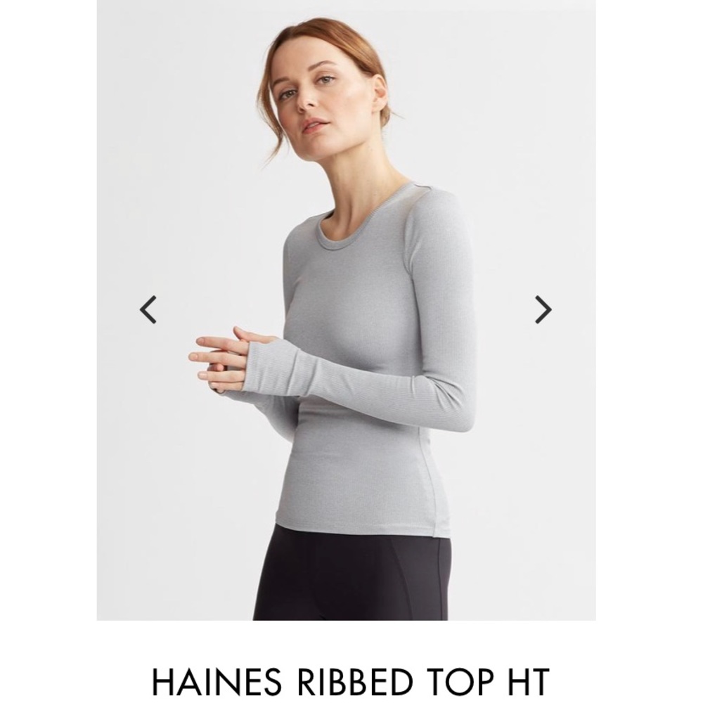 NYLORA- Haines Ribbed Top HT Grey - Picture 3 of 5
